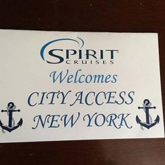 Spirit Cruises Welcome Banner