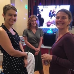 Alison Mahoney and Miranda Appelbaum from MAC and Cynthia VandenBosch.