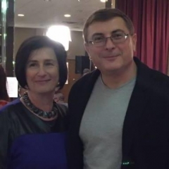 Sophia Rossovsky and Sergey Frasnov.