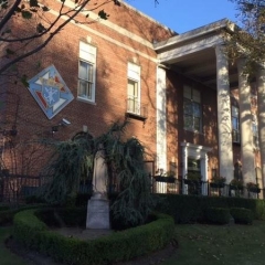 The Knights of Columbus building where the event was held.