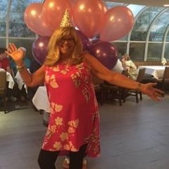 Francesca Farin, a DayHab Coordinator, celebrates her birthday.