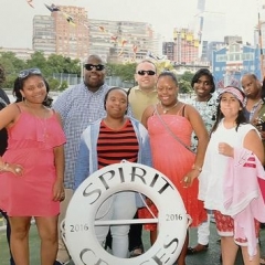 Participants aboard Spirit Cruises.