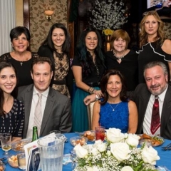 Lana Titta, City Access New York supporter, poses with friends.  ID: Lana is in the center of the picture