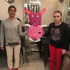 Participants celebrate Easter.