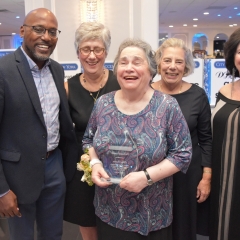 Chris Sims, Susan LoFranco, Honoree Ellen Rubin, Patsy Taylor and Sophia Rossovsky