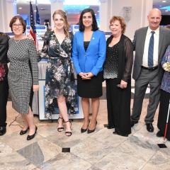 Honorees pose for a picture