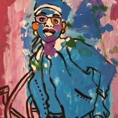 A participant self portrait.