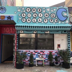 The art show was hosted at The Living Gallery in Brooklyn.