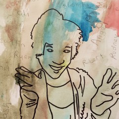 A participant self portrait.