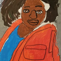 A participant self portrait.