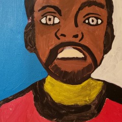 A participant self portrait.