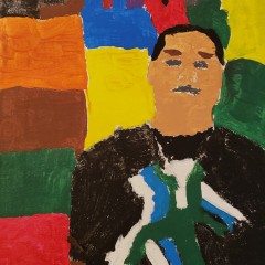 A participant self portrait.