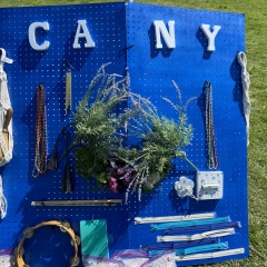 Sensory wall for the visually impaired